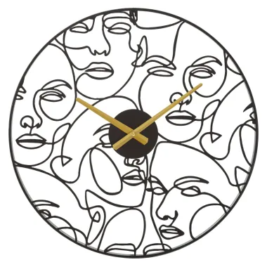 ZEGAR ŚCIENNY FACES 50X3,5 cm